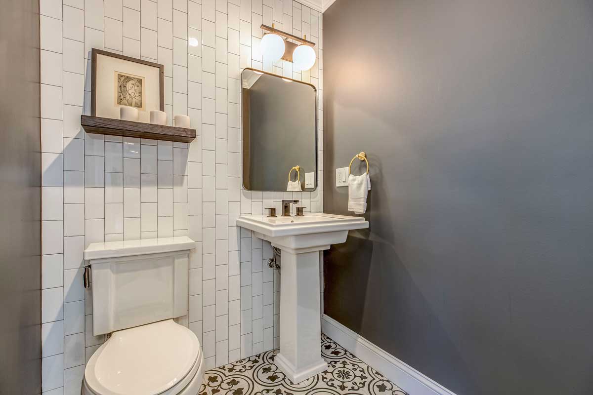 TitusPowder-Room-1-2 best bathroom remodeling company in Port Washington NY